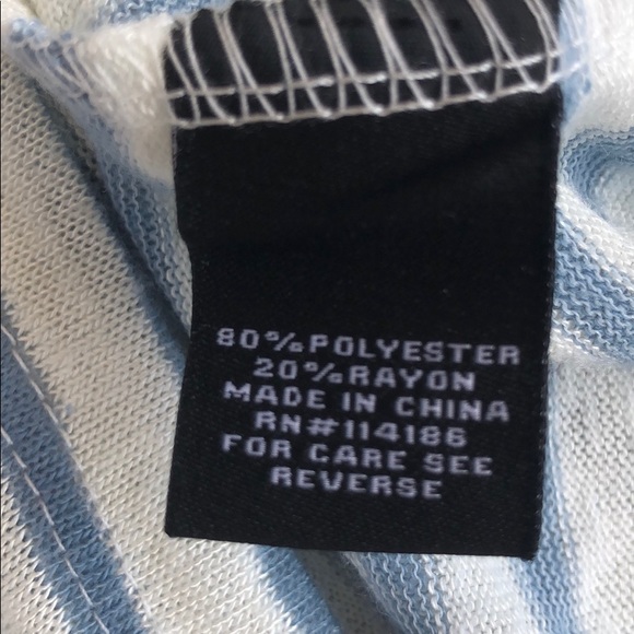 Verve ami v neck, striped, button down, front top - Picture 10 of 10